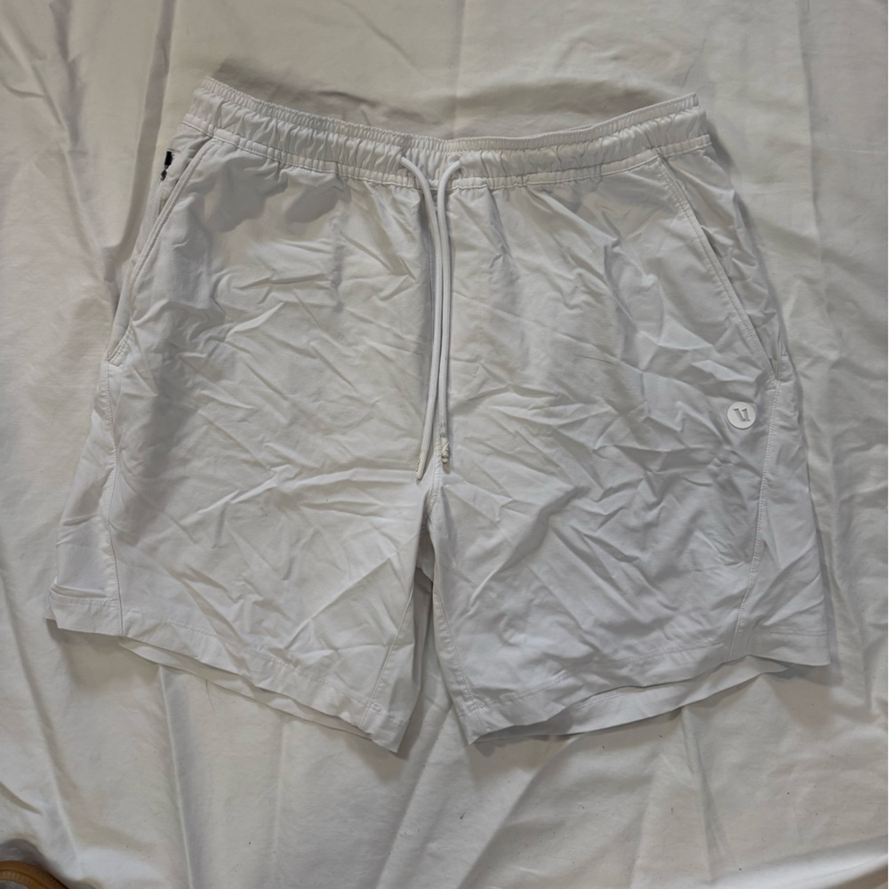 Vuori White Athletic Shorts